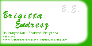 brigitta endresz business card